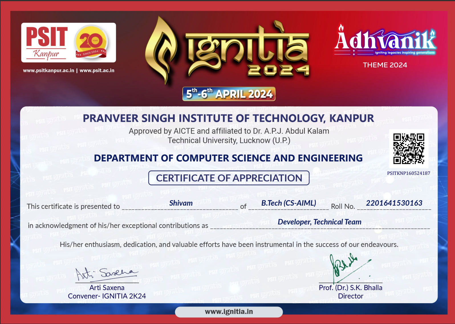 Ignitia Developer